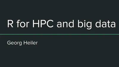 R for HPC and big data featured image